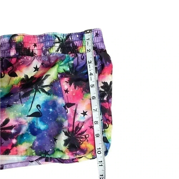 OP Neon Palm Tree Unlined Swim Shorts Lisa Frank Vibes Juniors size XL(15-17) - Picture 5 of 7